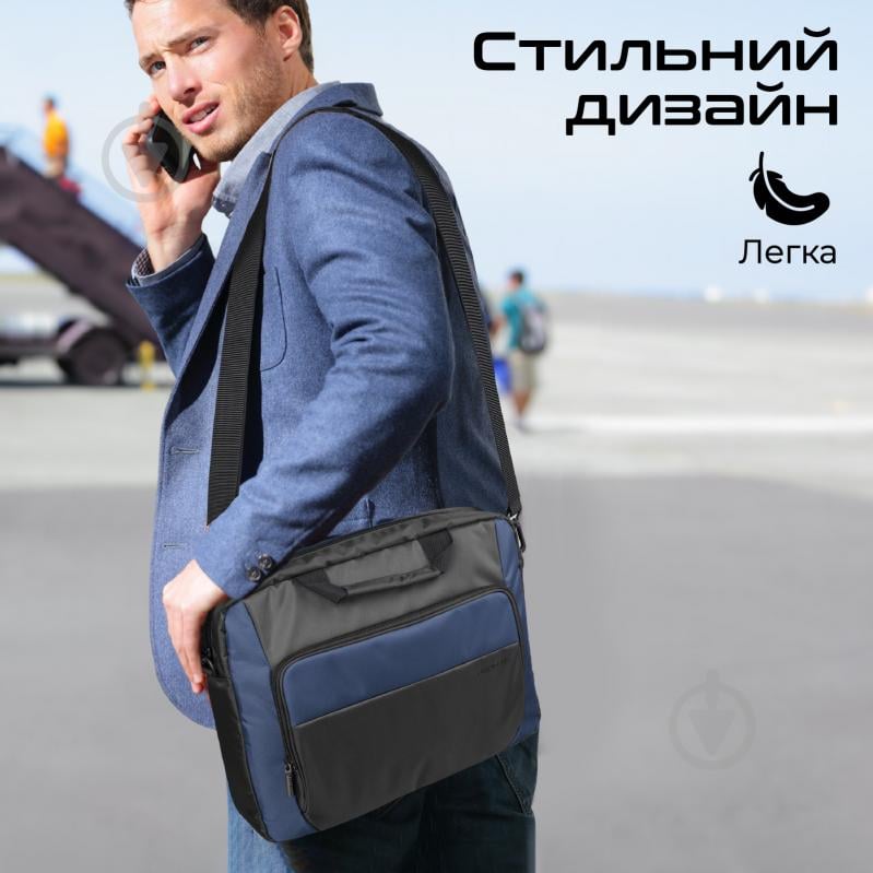 Сумка для ноутбука Promate 15.6" black (limber-mb.black) Limber-MB - фото 4