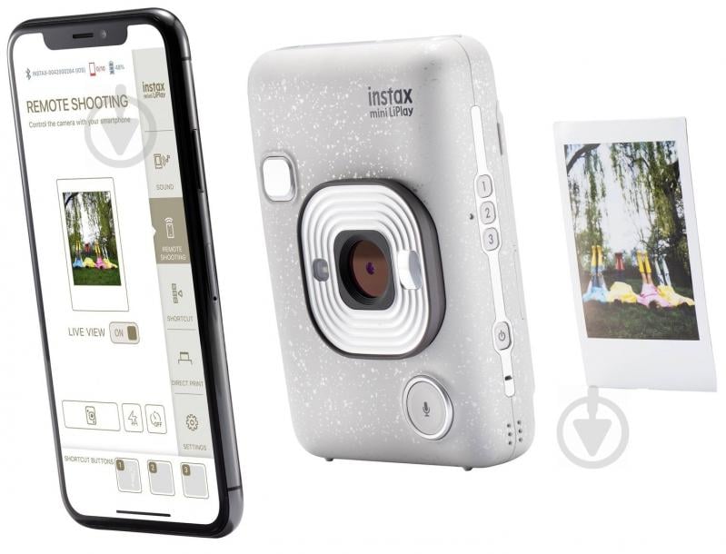 Фотоаппарат Fujifilm INSTAX Mini LiPlay Stone white (16631758) моментальной печати - фото 8