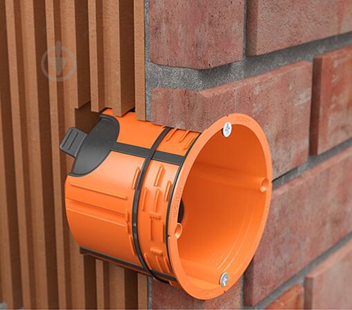 Коробка розподільча Kaiser O-range ECON® Fix самозатухаючий ПВХ 9264-12 - фото 2 Коробка розподільча Kaiser O-range ECON® Fix самозатухаючий ПВХ 9264-12 - фото 2