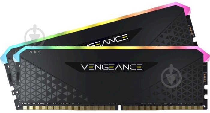 Оперативна пам'ять Corsair DDR4 SDRAM 16 GB (2x8GB) 3600 MHz (CMG16GX4M2D3600C18) Vengeance RGB RS Black - фото 1