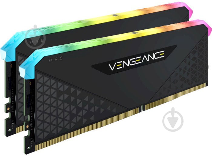 Оперативная память Corsair DDR4 SDRAM 16 GB (2x8GB) 3200 MHz (CMG16GX4M2E3200C16) Vengeance RGB RS Black - фото 3