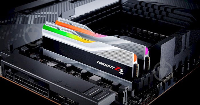 Оперативна пам'ять G.Skill DDR5 SDRAM 32 GB (2x16GB) 7600 MHz (F5-7600J3646G16GX2-TZ5RS) Trident Z5 RGB Silver - фото 5