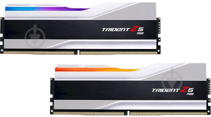 Оперативна пам'ять G.Skill DDR5 SDRAM 32 GB (2x16GB) 7600 MHz (F5-7600J3646G16GX2-TZ5RS) Trident Z5 RGB Silver - фото 3