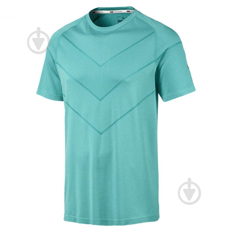 Футболка Puma Reactive evoKNIT Tee 51830702 S блакитний - фото 1