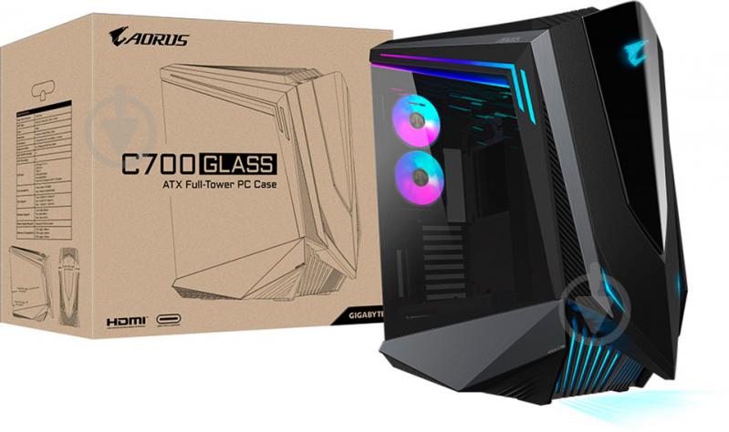 Корпус Gigabyte Aorus C700 Glass - фото 10