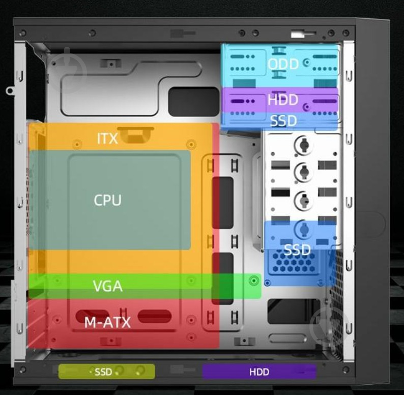 Корпус GameMax MT-308-2U3 - фото 8