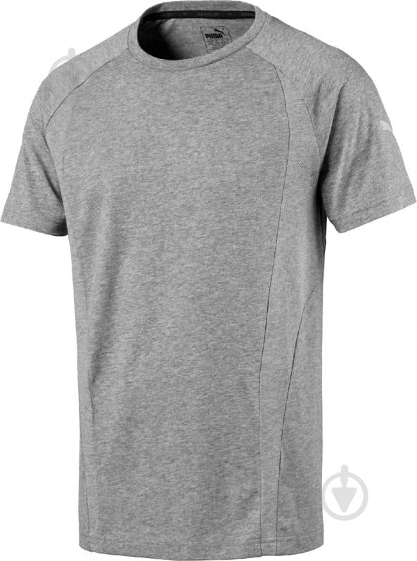 Футболка Puma Evostripe Basic Tee 59261303 р.XL серый - фото 1