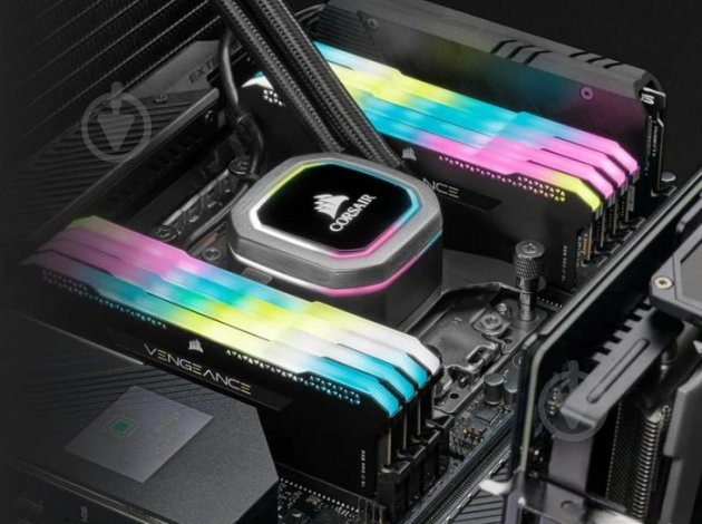 Оперативна пам'ять Corsair DDR4 SDRAM 32 GB (2x16GB) 3200 MHz (CMH32GX4M2E3200C16) Vengeance RGB Pro SL Black - фото 4