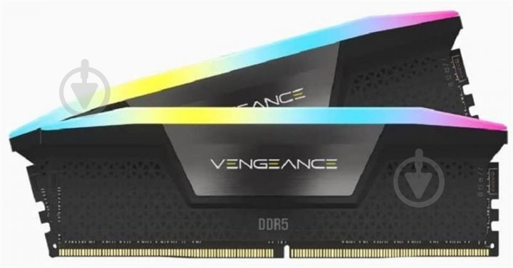 Оперативная память Corsair DDR5 SDRAM 32 GB (2x16GB) 5200 MHz (CMH32GX5M2B5200C40) Vengeance RGB Black - фото 2