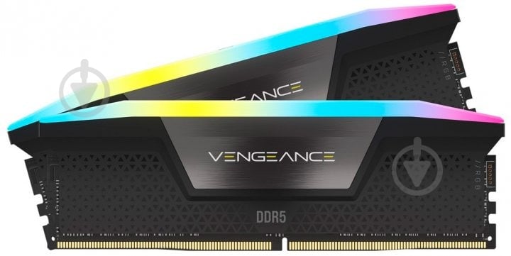 Оперативная память Corsair DDR5 SDRAM 32 GB (2x16GB) 5600 MHz (CMH32GX5M2B5600C36K) Vengeance RGB Black - фото 2