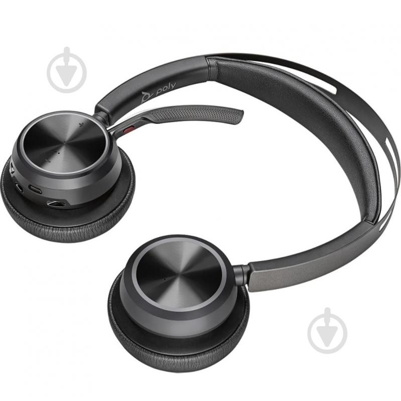 Bluetooth-гарнитура Poly Focus 2 black (9T9J6AA) - фото 4