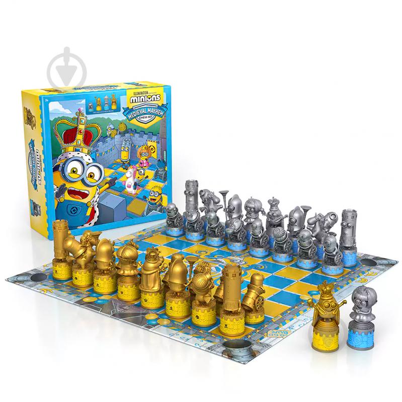 Игра настольная Noble Collection Шахматы Minions Medieval Mayhem (Миньоны) (NN1112) - фото 1