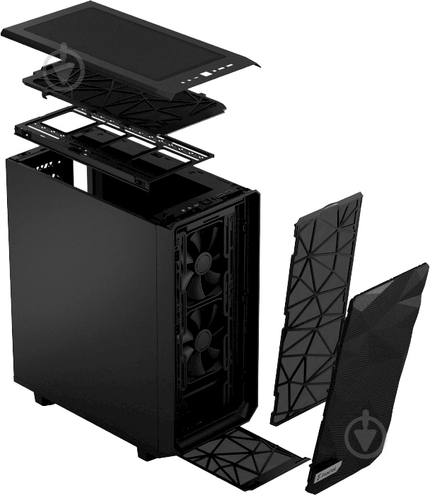 Корпус Fractal Design Meshify 2 Compact Solid FD-C-MES2C-01 - фото 11