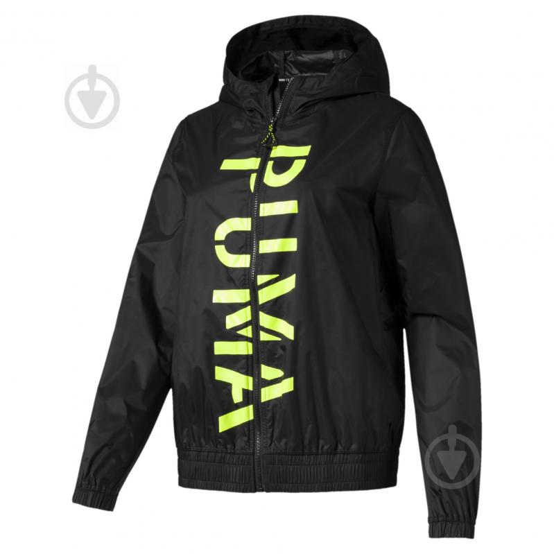 Вітрівка жіноча Puma Be Bold Graphic Woven Jacket 51832004 р.S чорна - фото 1