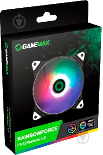 Корпусный кулер GameMax FN-12Rainbow-C2 - фото 8