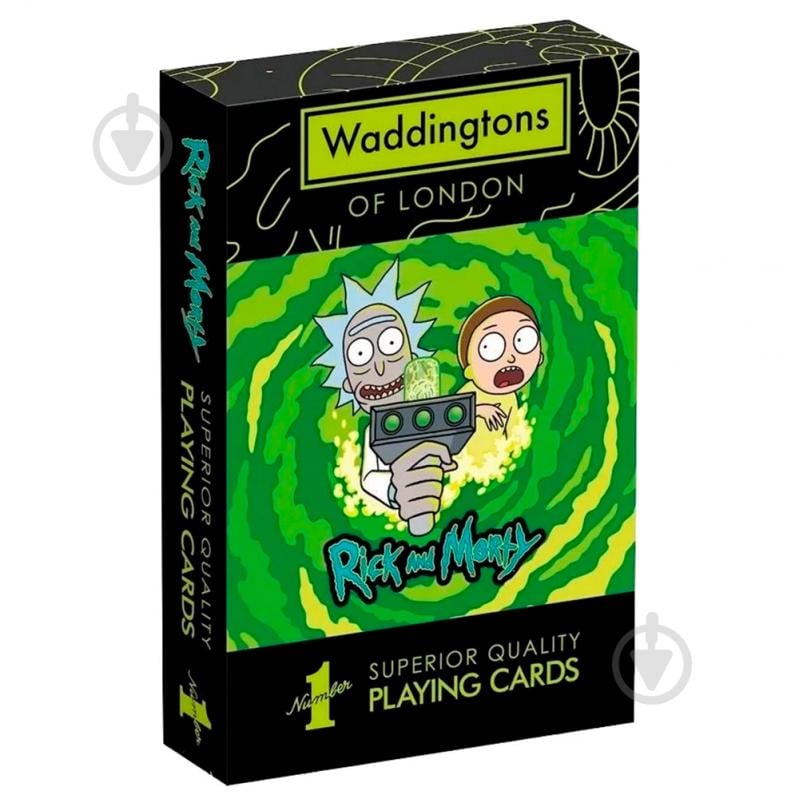 Игральные карты Winning Moves RICK AND MORTY (Рик и Морти) (WM02910-EN1-12) - фото 1