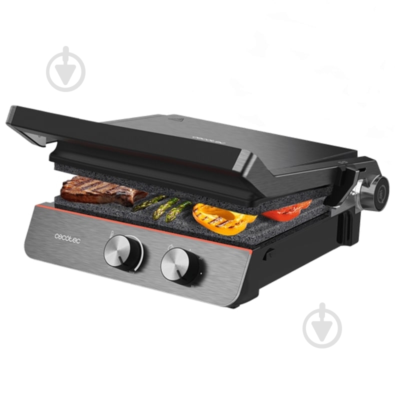 Гриль электрический CECOTEC Rock'nGrill Blaze Neon (CCTC-08054) - фото 3 Гриль электрический CECOTEC Rock'nGrill Blaze Neon (CCTC-08054) - фото 3