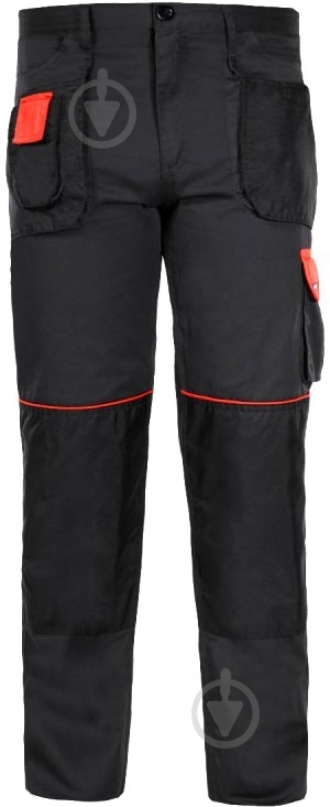 Брюки робочі Lahti Pro р. XXXL L4050360 сірий із помаранчевим - фото 1 Брюки робочі Lahti Pro р. XXXL L4050360 сірий із помаранчевим - фото 1