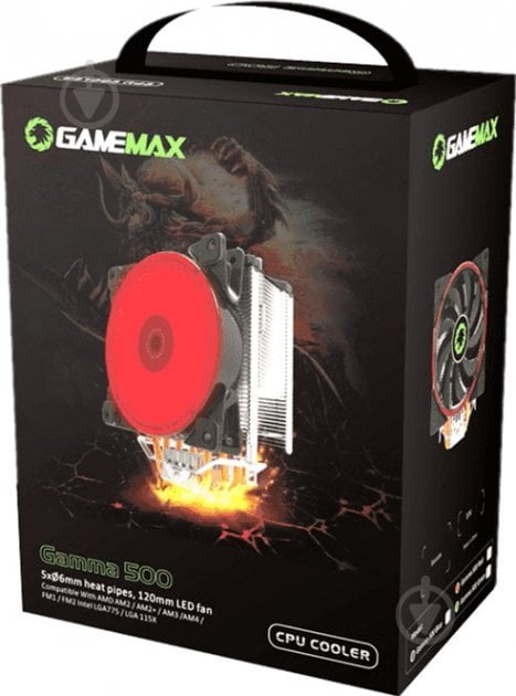 Процессорный кулер GameMax Gamma 500 Blue - фото 9