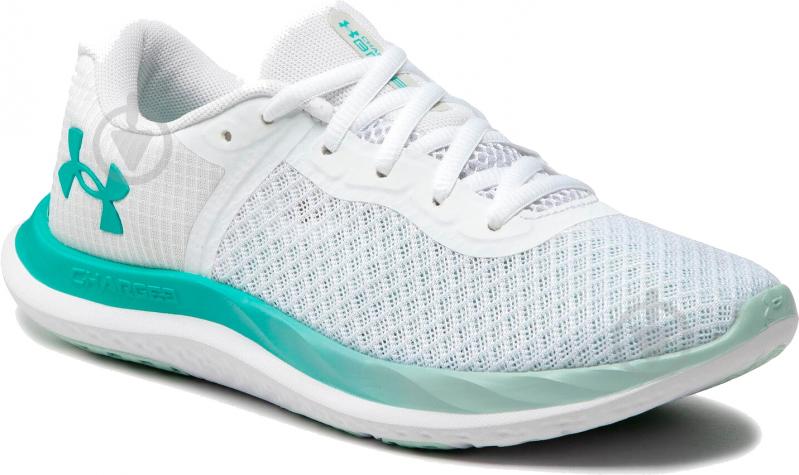 Кроссовки женские Under Armour UA CHARGED BREEZE 3025130-102 р.41 белые - фото 2