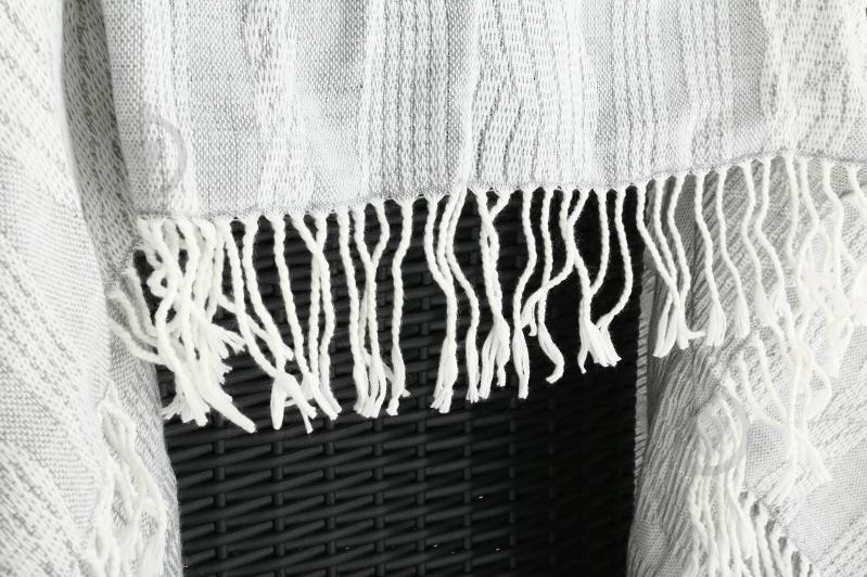 Плед Fontaine grey 130x170 см біло-сірий Naf Naf - фото 3 Плед Fontaine grey 130x170 см біло-сірий Naf Naf - фото 3