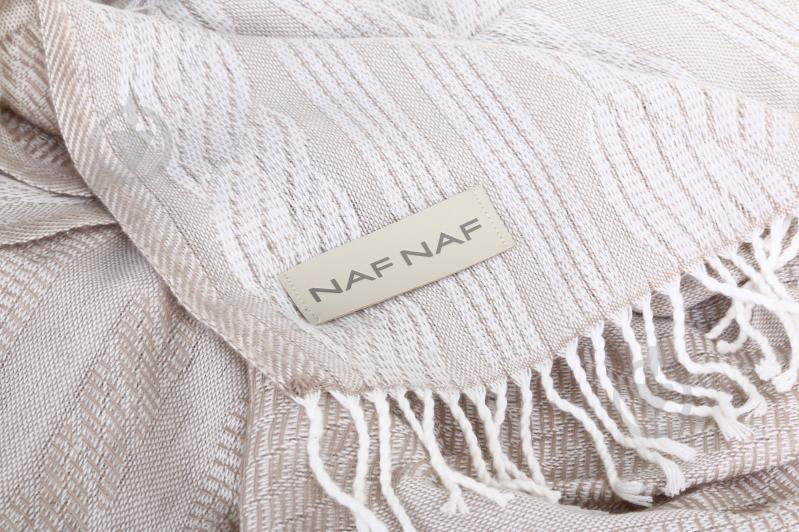 Плед Fontaine taupe 130x170 см тауп Naf Naf - фото 3 Плед Fontaine taupe 130x170 см тауп Naf Naf - фото 3