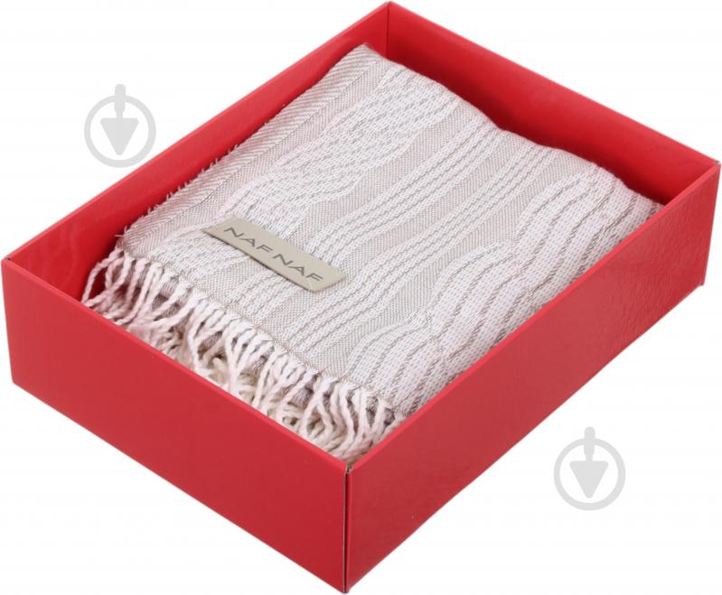 Плед Fontaine taupe 130x170 см тауп Naf Naf - фото 4 Плед Fontaine taupe 130x170 см тауп Naf Naf - фото 4