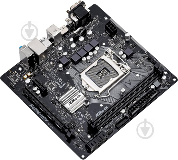 Материнська плата ASRock H410M-HDV R2.0 (Socket 1200, Intel H410, mirco ATX) - фото 2