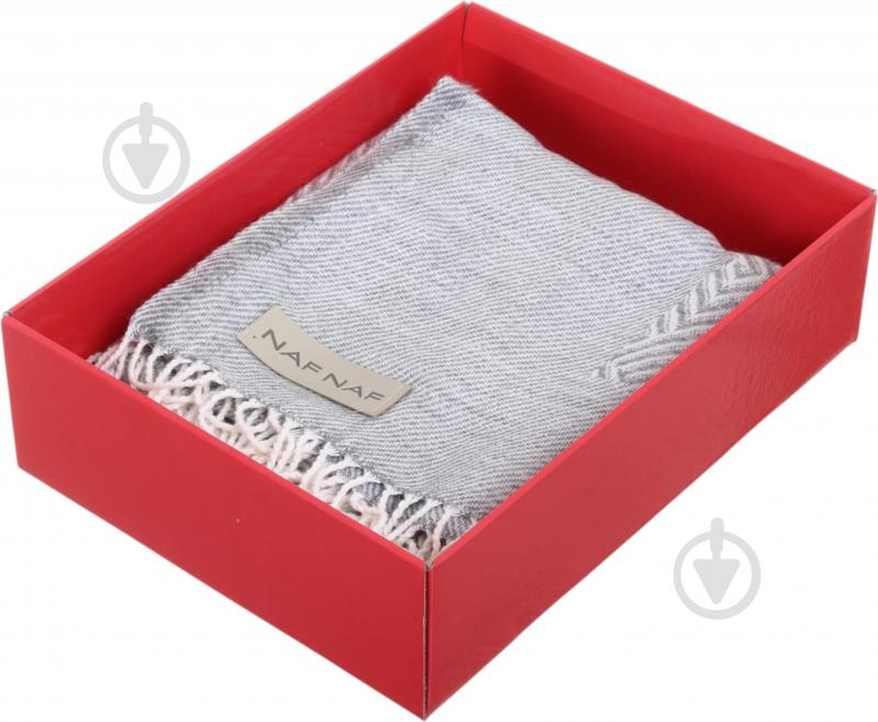 Плед Balzac grey 130x170 см серый Naf Naf - фото 4