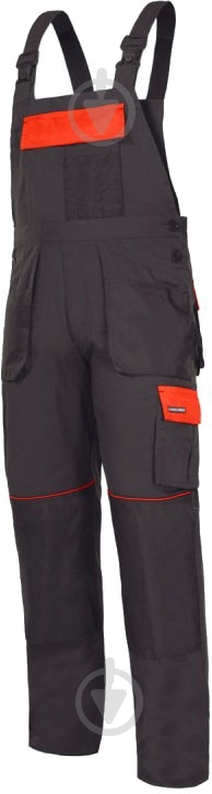 Напівкомбінезон Lahti Pro р. XL L4060356 помаранчевий із сірим - фото 2 Напівкомбінезон Lahti Pro р. XL L4060356 помаранчевий із сірим - фото 2