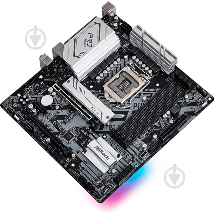 Материнська плата ASRock B560M Pro4 (Socket 1200, mirco ATX) - фото 3