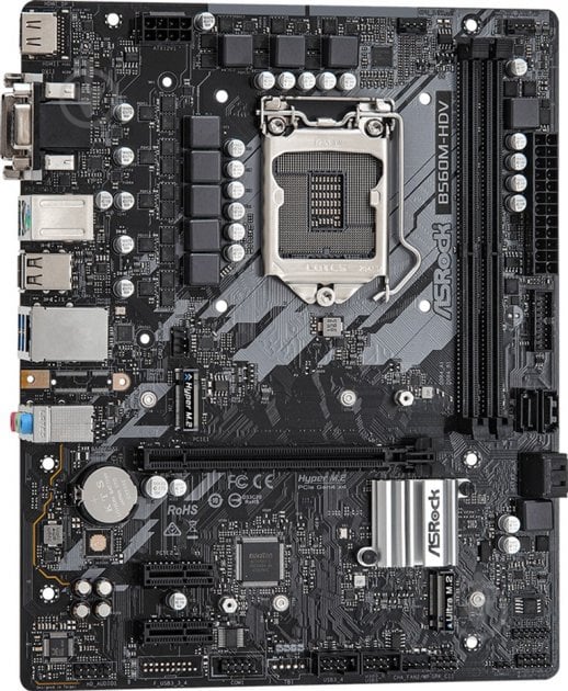 Материнська плата ASRock B560M-HDV (Socket 1200, Intel B560, mirco ATX) - фото 3