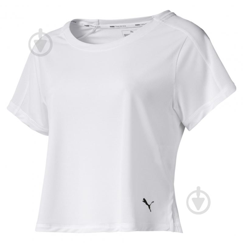 Футболка Puma Logo Graphic Tee 51833007 р.S білий - фото 1