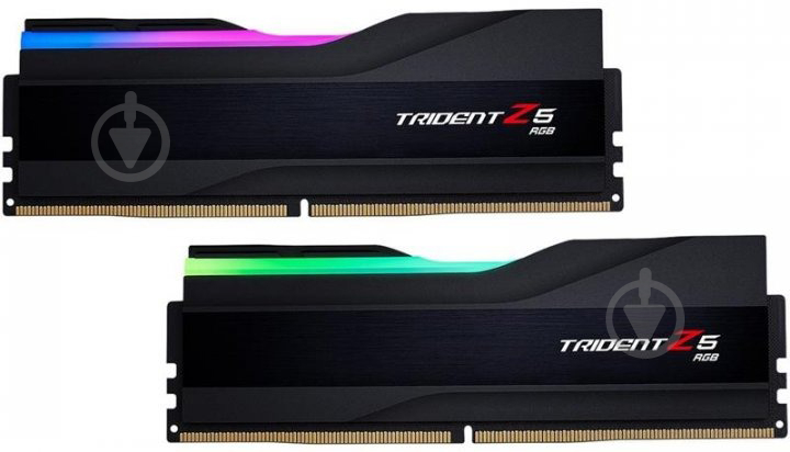 Оперативна пам'ять G.Skill DDR5 SDRAM 32 GB (2x16GB) 5200 MHz (F5-5200J4040A16GX2-TZ5RK) Trident Z5 RGB Black - фото 1