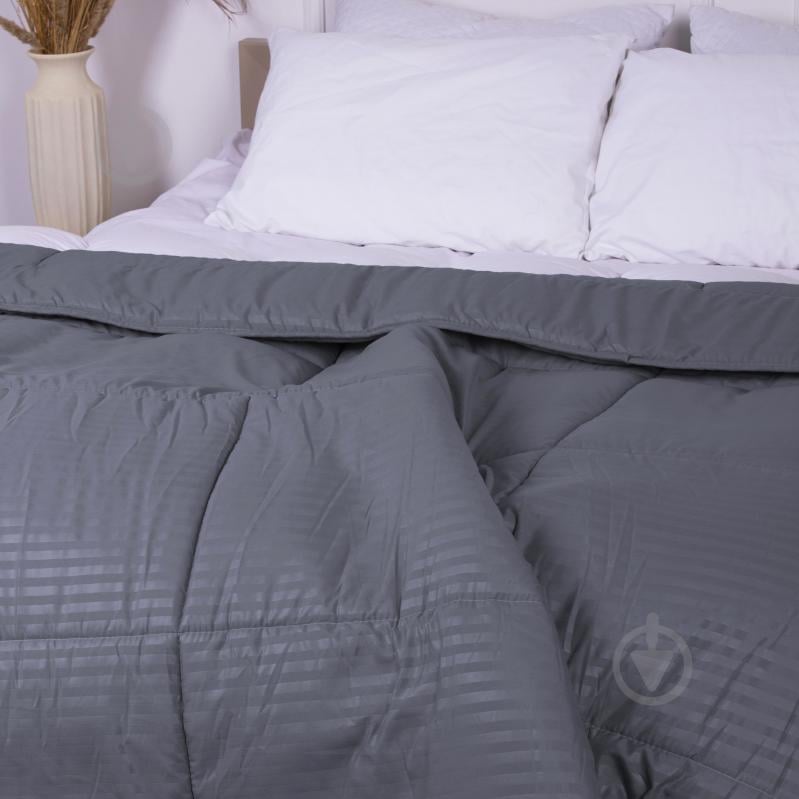 Ковдра антиалергенна зима №9006 Eco Light Gray (Tencel) 110x140 см MirSon сірий - фото 3