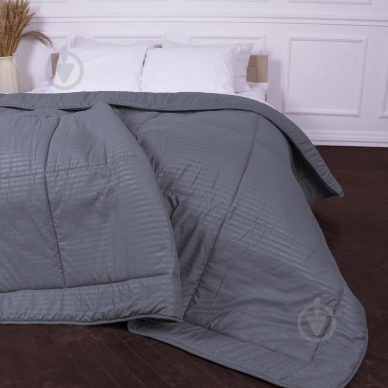 Ковдра антиалергенна зима №9006 Eco Light Gray (Tencel) 155x215 см MirSon сірий - фото 2