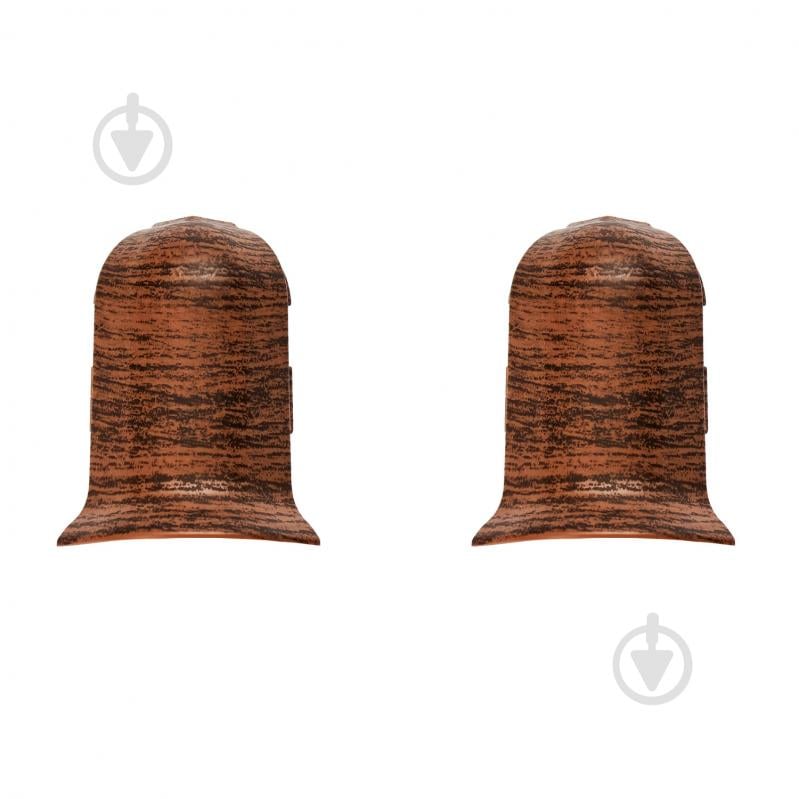 Комплект углов наружных SAN DECOR 122/222 дуб темный - фото 1