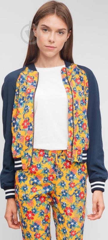 Ветровка женская демисезонная Tommy Hilfiger THDW BOMBER 33 DW0DW01770-901 р.XS разноцветная - фото 1