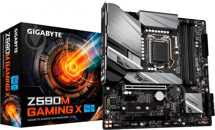 Материнская плата Gigabyte Z590M GAMING X (Socket 1200, Intel Z590, mirco ATX) - фото 1