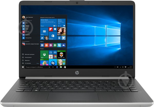 Ноутбук HP 14S-DQ1003UR 14" (8KJ06EA) silver - фото 2