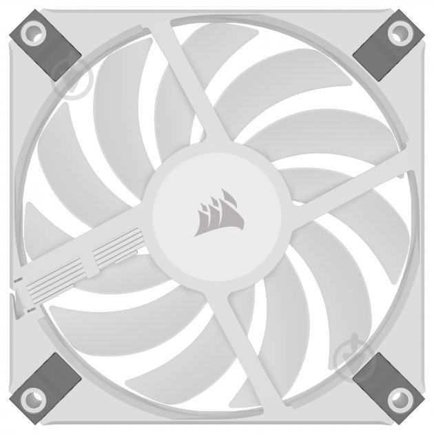 Вентилятор для корпуса Corsair iCUE AF120 RGB Slim White Dual Fan Kit (CO-9050165-WW) - фото 5