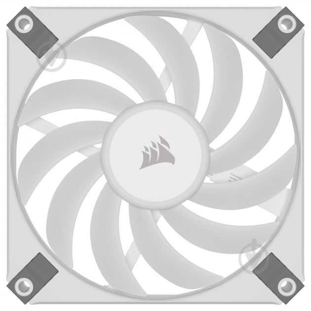 Вентилятор для корпуса Corsair iCUE AF120 RGB Slim White Dual Fan Kit (CO-9050165-WW) - фото 4