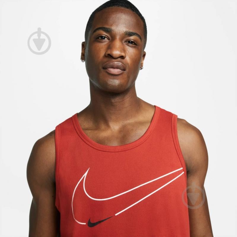 Майка Nike M NK DF TANK 6/1 GFX DM6257-623 р.S кораловий - фото 3