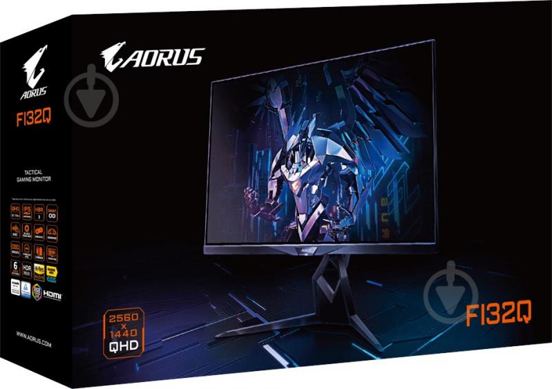 Монитор Gigabyte AORUS FI32Q Gaming 31,5" (AORUS FI32Q Gaming Monitor) - фото 10