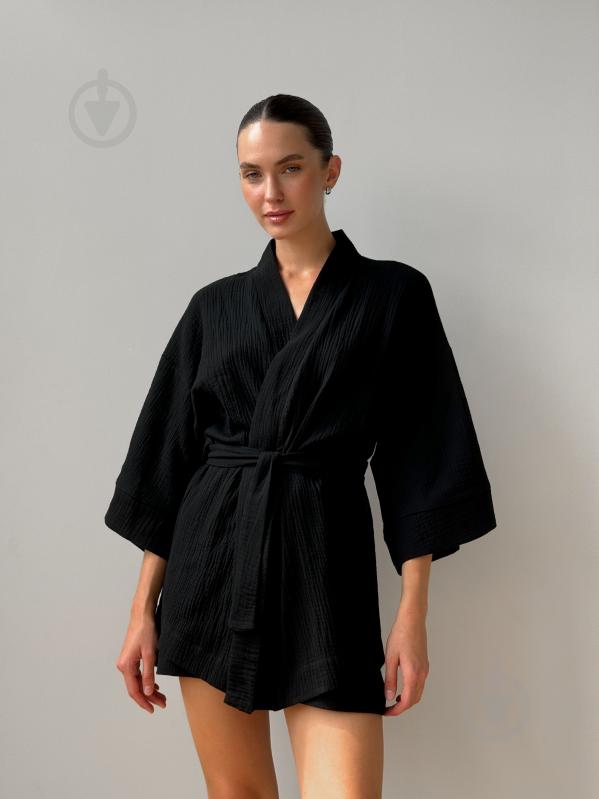 Комплект женский MISO р. S классический черный (13534) - фото 1 Комплект женский MISO р. S классический черный (13534) - фото 1