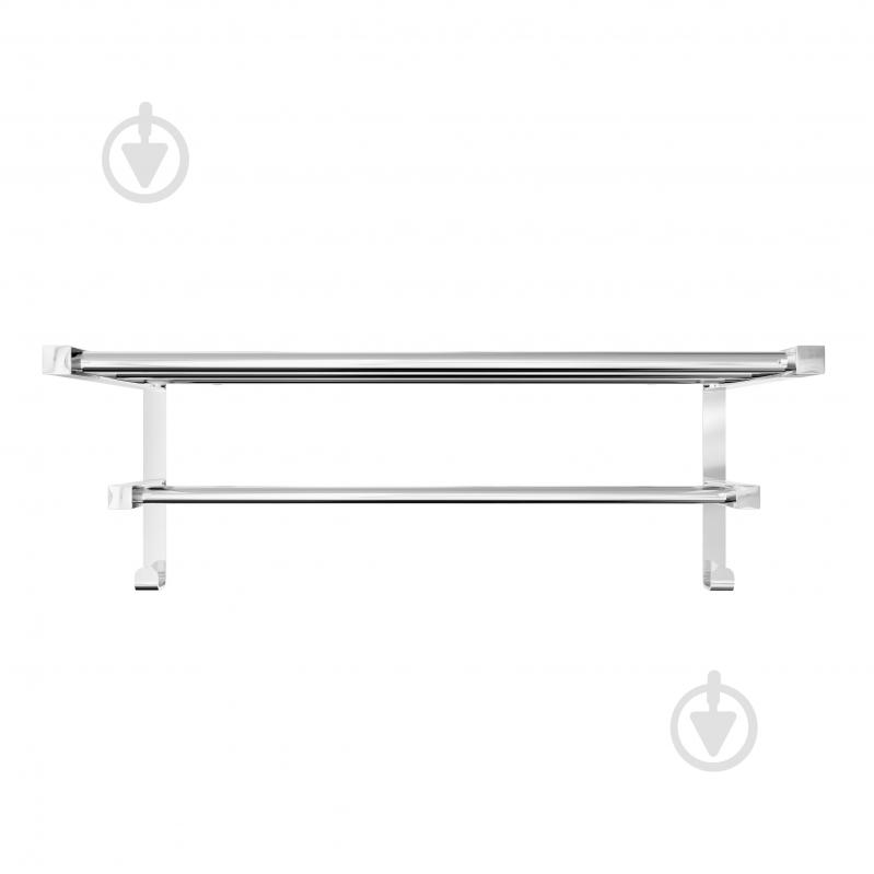 Полка навесная Mario INOX 520х284 (круглая) - фото 2