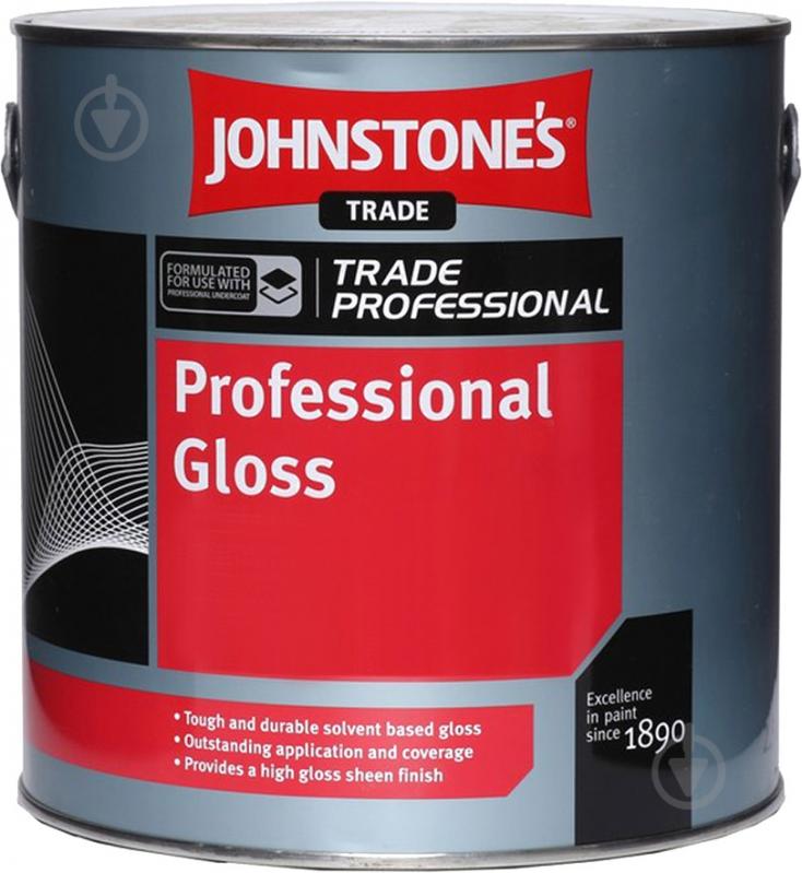 Эмаль Johnstone's алкидная Professional Gloss белый глянец 1 л - фото 1