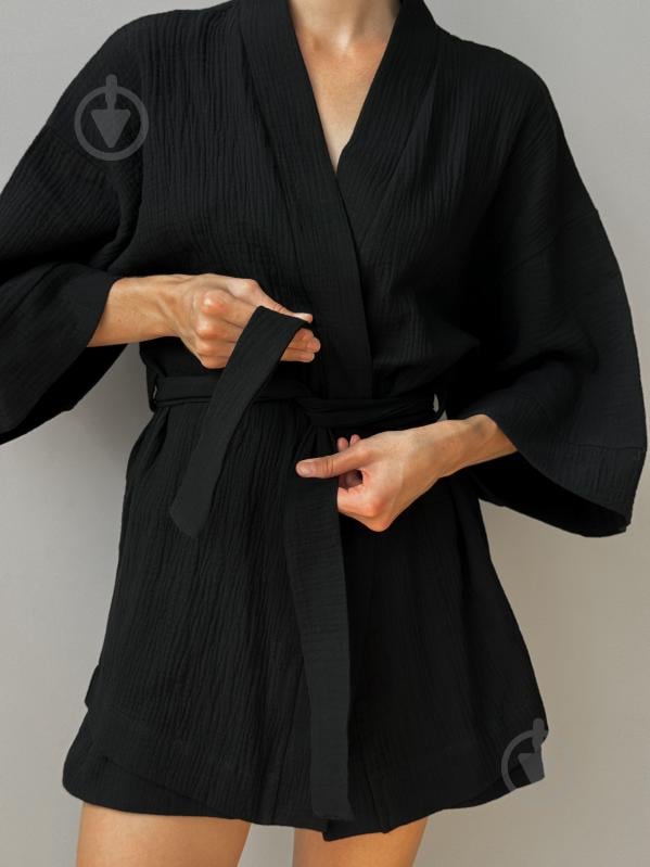 Комплект женский MISO р. M классический черный (13535) - фото 2 Комплект женский MISO р. M классический черный (13535) - фото 2