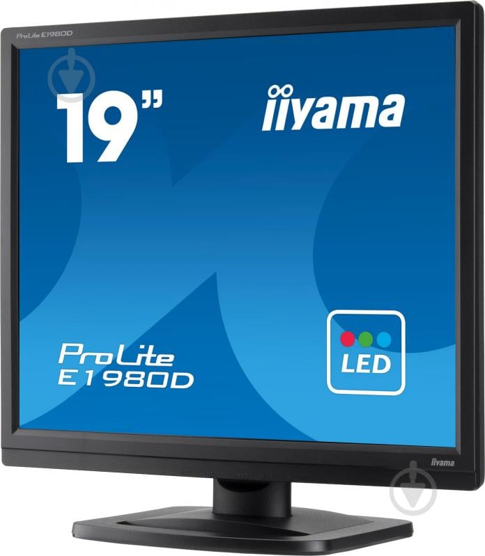 Монитор Iiyama Prolite E1980D-B1 19" (E1980D-B1) - фото 4