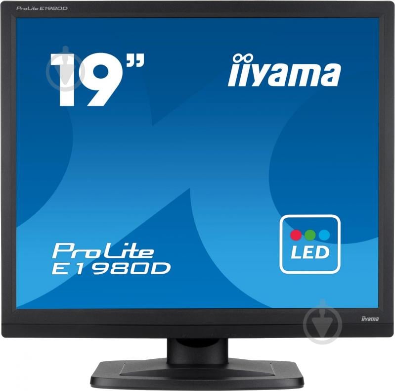 Монитор Iiyama Prolite E1980D-B1 19" (E1980D-B1) - фото 1